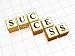 Wallmonkeys Peel and Stick Wall Decals - Golden Success - Removable Graphic