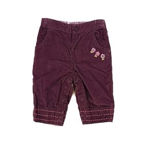 Carter's Plum Cute Embroidered Pants