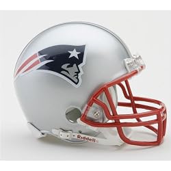 New England Patriots Miniature Replica NFL Helmet w/Z2B Mask