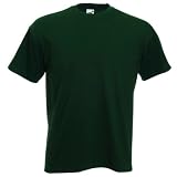 Fruit of the Loom Super Premium T-Shirt Bottle Green Medium (38-40¨)