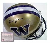 Don James Washington Huskies Autographed/Hand Signed Mini Replica Football Helmet
