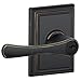 Schlage F51 VLA 716 ADD 16-086 10-027 Addison Collection Avila Keyed Entry Lever, Aged Bronze