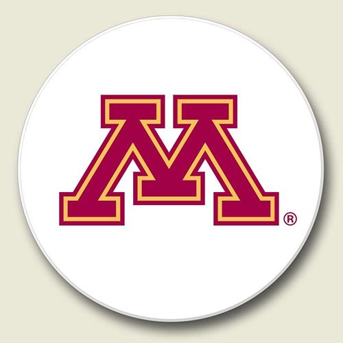 Minnesota Golden Gophers Auto Car Coaster (1)