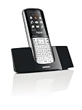 Siemens Gigaset SL400 H Mobilteil inkl. Ladeschale metall / schwarz - 
