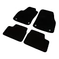RAU AMCAS0032 Passform Fussmatten  BMW E 61 E61 Touring Kombi Baujahr ab M�rz 2004 mit Mattenhalter (Flauschpads) auf Fahrer und Beifahrermatte