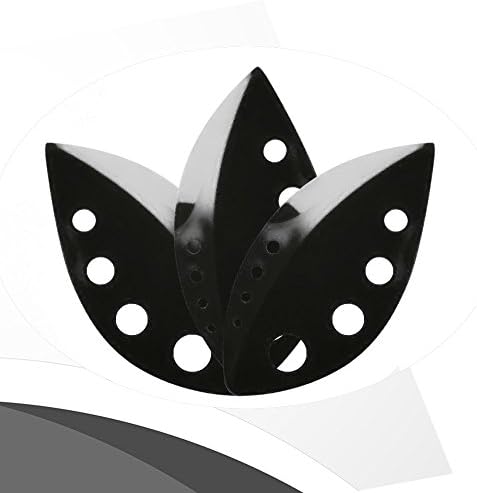 3 Leaf shaped kitchen accessories • Fresh Herbs Stripping Tool • Chard, Collard Greens, Kale Stripper • Remove Leaves from Stem • Cooking Gadgets ( SETS OF 3) (Black)