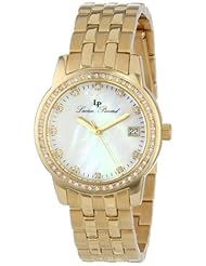 Lucien Piccard Womens LP-12545-YG-22MOP Taney Analog Display Quartz Gold Watch