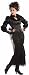 Woman's Steampunk Victorian Lady Costume, Black, One Size