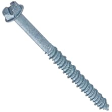 Wej-It Stalgard Coated Coated Carbon Steel Hex Washer Head Drive, Concrete Screw, USA Made, 3/16" Diameter, 2-1/4" Length, Pack of (100)