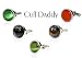 Working Week Fiber Optic Silver Cufflinks