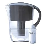 BRITA 35539 BRITA WATER PITCHER 48oz-CHR FINISH-FILTER CHG IND