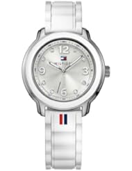 Tommy Hilfiger Womens 1781418 Analog Display Quartz White Watch