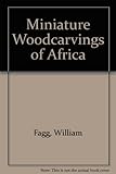 Miniature wood carvings of Africa