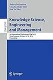 Knowledge science, engineering and management : 7th International Conference, KSEM 2014, Sibiu, Romania, October 16-18, 2014, proceedings