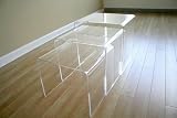 Acrylic Nesting Table 3pc Set