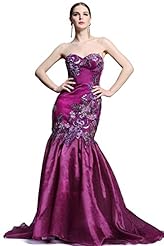 Strapless Mermaid Cocktail Polyester Evening Dress/Bridesmaid Dress/Prom Dress/Wedding Party Dress 