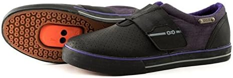 DZR Purp Casual Cycling Shoes - BLACK/PURPLE, 45