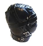 Produkt-Bild: Bondage Leder Maske mit starker Augen und Mund Partie