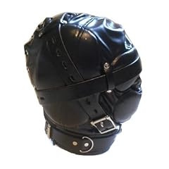 Bondage Leder Maske mit starker Augen und Mund Partie