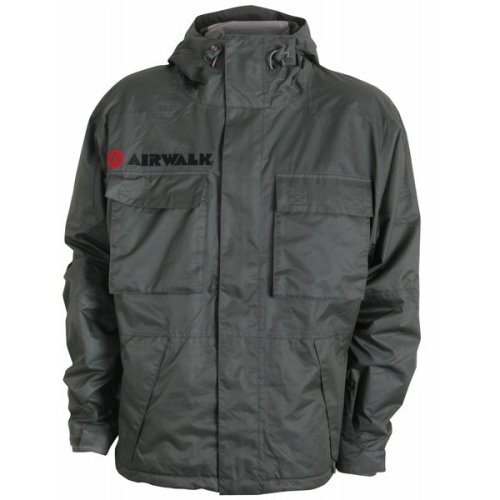 Buy Airwalk Twosevs Ski Snowboard Jacket Dark Green Sz L by Airwalk