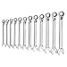 GearWrench 9620 12 Piece Metric Reversible Combination Ratcheting Wrench Set