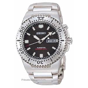 Seiko Kinetic Dive Watch - Stainless Bracelet