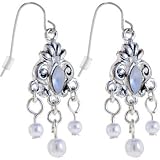 White Pearl ADALICIA CHANDELIER Earrings