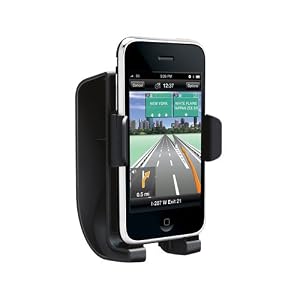 Kensington K66627US Windshield Car Mount with Sound Amplified Cradle for iPhone (Black)