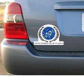 UNITED FEDERATION OF PLANETS - Star Trek - STICKER DECAL - #S050