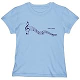 T-SHIRT WOMAN LIGHT BLUE  MATH ROCK NOTES 