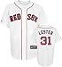 Jon Lester Jersey: Adult 2009 Majestic Home White Replica #31 Boston Red Sox Jersey - Large