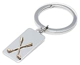 Sterling Silver Key Holder w/Golf Clubs