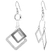 Square Sterling Silver Earrings