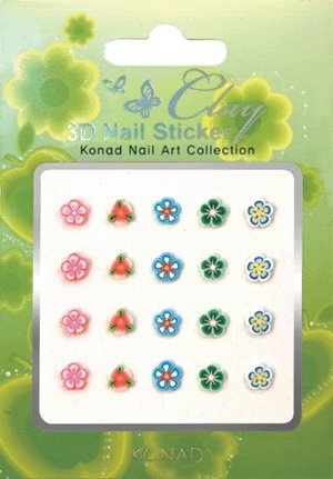 Konad Bright Flower Nail Art Stickers [Misc.]