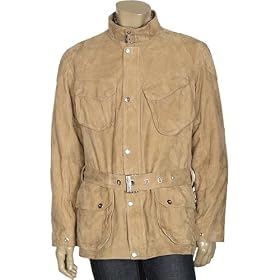$1,995 RALPH LAUREN Black Label Mens Suede Jacket L 52