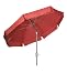 Acamp Parasol with Valance 2.2m - Anthracite/Cranberry Pole