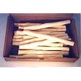 20 pcs of 10 x 3 4 White Rawhide Roll Chews