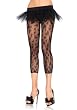 Sweetheart Net Footless Tights (Black;One Size)