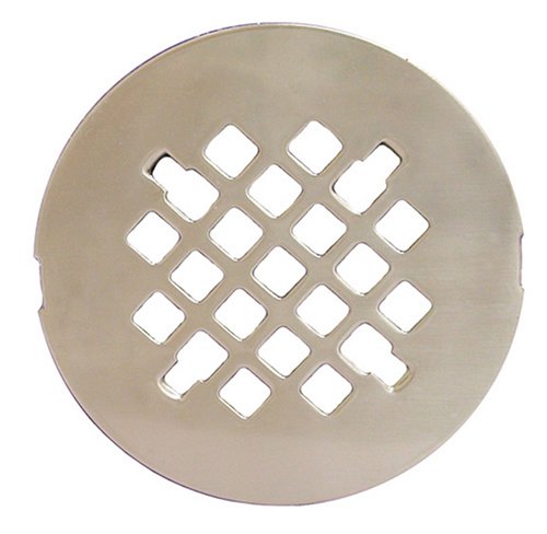 Plumbest D40-010 4 1/4 Snap-in Replacement Shower Drain Strainer, Satin Nickel