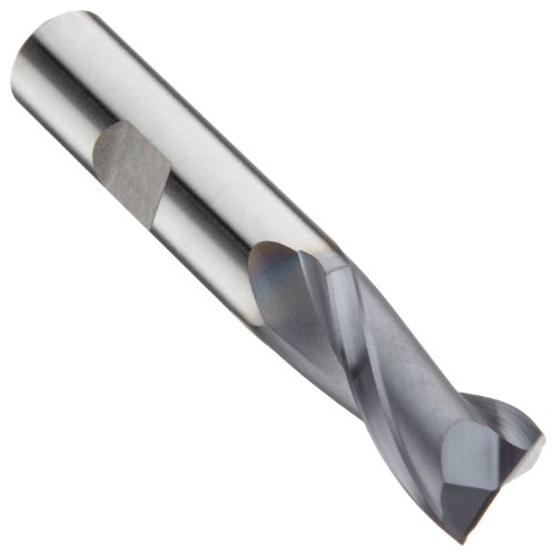 Niagara Cutter 88942 Cobalt Steel Square Nose End Mill, Metric, Weldon Shank, TiCN Finish, Finishing Cut, 30 Degree Helix, 2 Flutes, 2.5" Overall Length, 12mm Cutting Diameter, 0.500" Shank Diameter