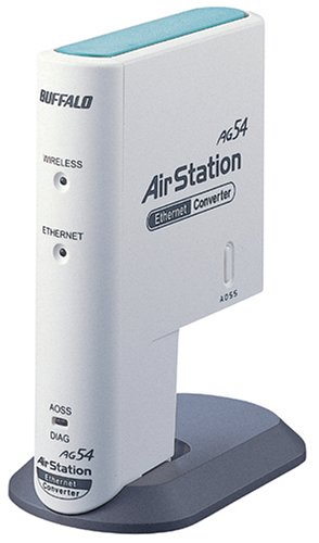 BUFFALO 802.11g/b&a切替式無線LAN AirStation 無線LAN Ethernetメディアコンバータ WLI2-TX1-AG54