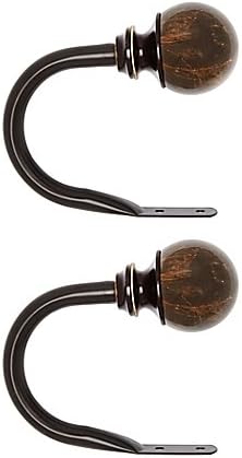 Umbra Marble Ball Darjeeling Bronze Holdbacks (Set of 2)