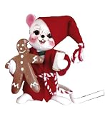 Annalee 6-Inch Mouse with Milk and Cookies