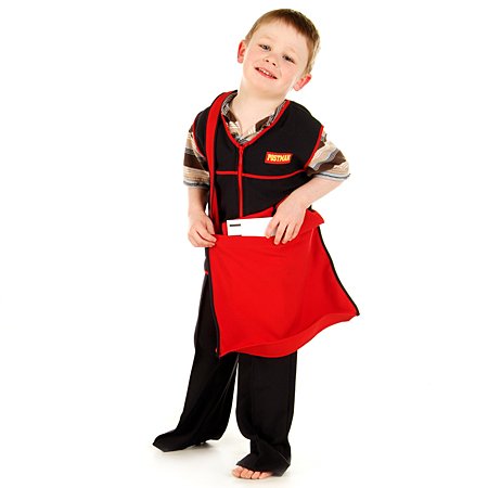 Postman Costume 5-7 Years