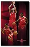 Houston Rockets (Tracy McGrady, Yao Ming, Ron Artest) Sports Poster Print - 24