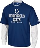 Indianapolis Colts -Blue- Upside Layered Long Sleeve T-Shirt
