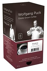 Wolfgang Puck Coffee, Provence, French Roast, 18-Count Pods (Pack of 3)