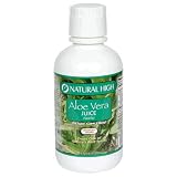 Natural High Aloe Vera Juice, 16 Fluid Ounces (473 ml) (Pack of 12)
