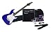 Silvertone Revolver Electric Guitar Pack, Black - SS11PK-BK