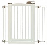 Richell One-Touch Pet Gate - White Finish